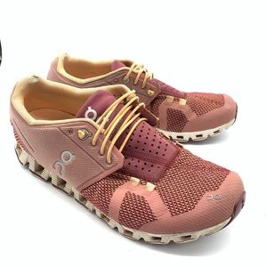 On Cloud Running V2 Sneakers in Dustrose Mulberry